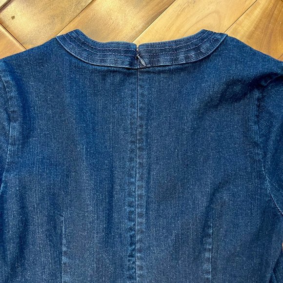 Banana Republic Denim Sheath Dress - size 2 - Picture 8 of 8